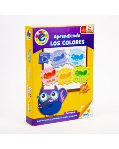 Juego mesa ronda aprendiendo los colores +3a