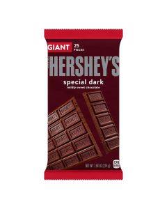 Chocolate Hersheys tableta giant special dark 214 grms