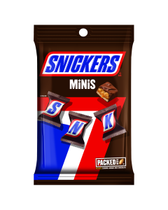 Chocolate Snickers Minis Paquete 124.7G