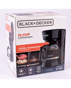 Coffee maker sin filtro 12 tazas negro