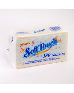Servilleta soft touch 180und blanca