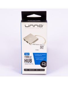 Adaptador tipo c 3 en 1 USB/HDMI/PD