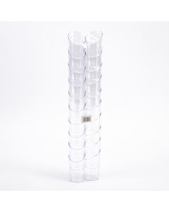 Vaso plástico helado 8.4x4.5cm 70ml 20und 
