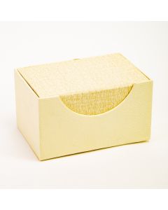 Caja cartón craft muesca marrón mediana