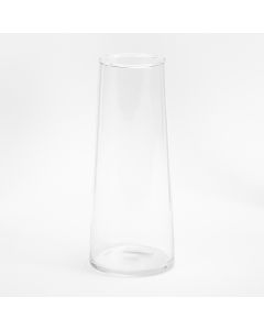 Jarrón vidrio cilindro 20.5x8.5cm 
