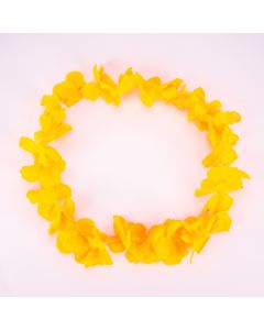 Collar flores para fiestas 48x8cm naranja