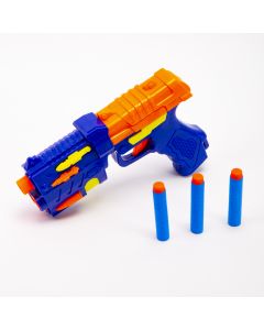 Pistola plástico dardos 5pzas +3a
