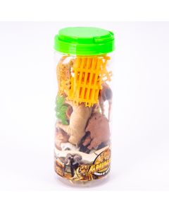Animal plástico salvaje con accesorios 21pzas 