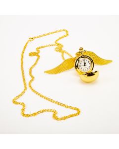 Collar reloj snitch Harry Potter 80cm dorado
