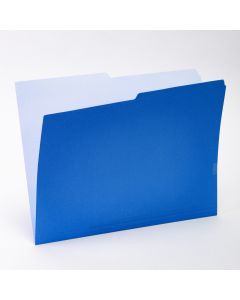 Folder carta azul