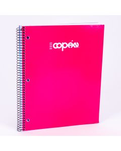 Cuaderno Copan espiral color pastel liso 100h Surtido por estilo