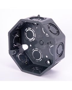 Caja octogonal plástica