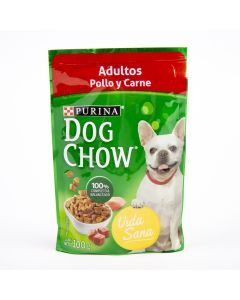 Alimento perro Dog Chow húmedo adulto pollo carne 100g