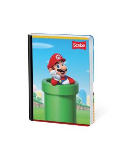 Cuaderno cosido 100h Mario Bros