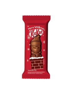 Chocolate Kit Kat navidad santa 