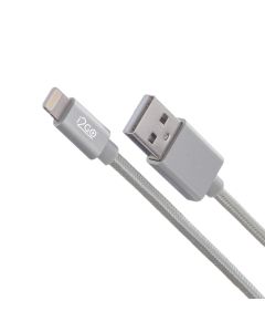 Cable i2go lightning 2.4a chipc89 2m gris