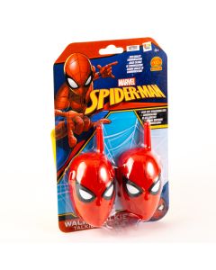 Walkie talkie Marvel Spider Man 2pzas +3a