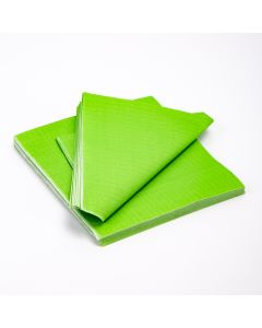 Servilleta papel lisa 20und verde limón